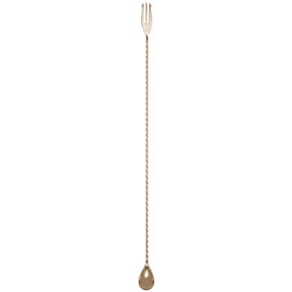 Barprofessional Barspoon Trident 50 Cm - Koppar