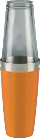 Bostonshaker orange med shakerglas