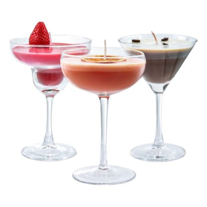 Doftljus Cocktailglas - 3-pack