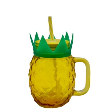 Mason Mug - gul ananas