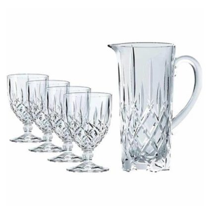 Noblesse glas med pitcher, set om 5 delar