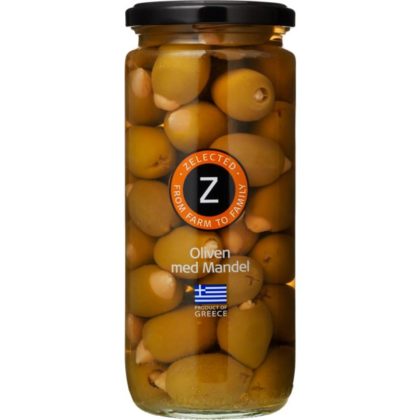 Oliven M/mandel Zelected 510g