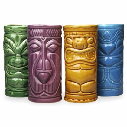 Tiki set 4-pack keramikglas 34 cl