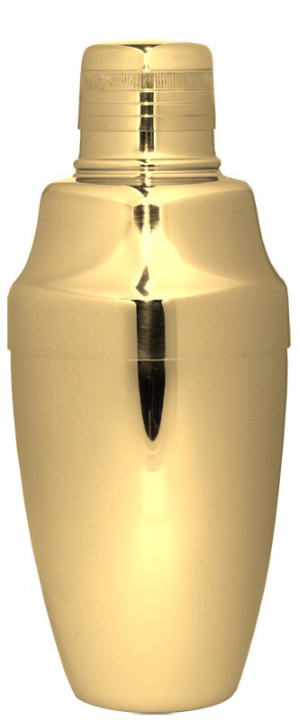 Yukiwa Cocktailshaker Guldpläterad 50 cl