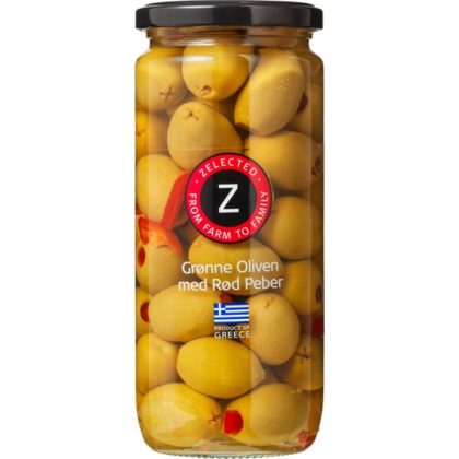 Zelected Oliver Med Peppar 510g